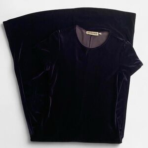 SOLD 90s whimsigoth vampy dark purple velvet maxi dressSOLD